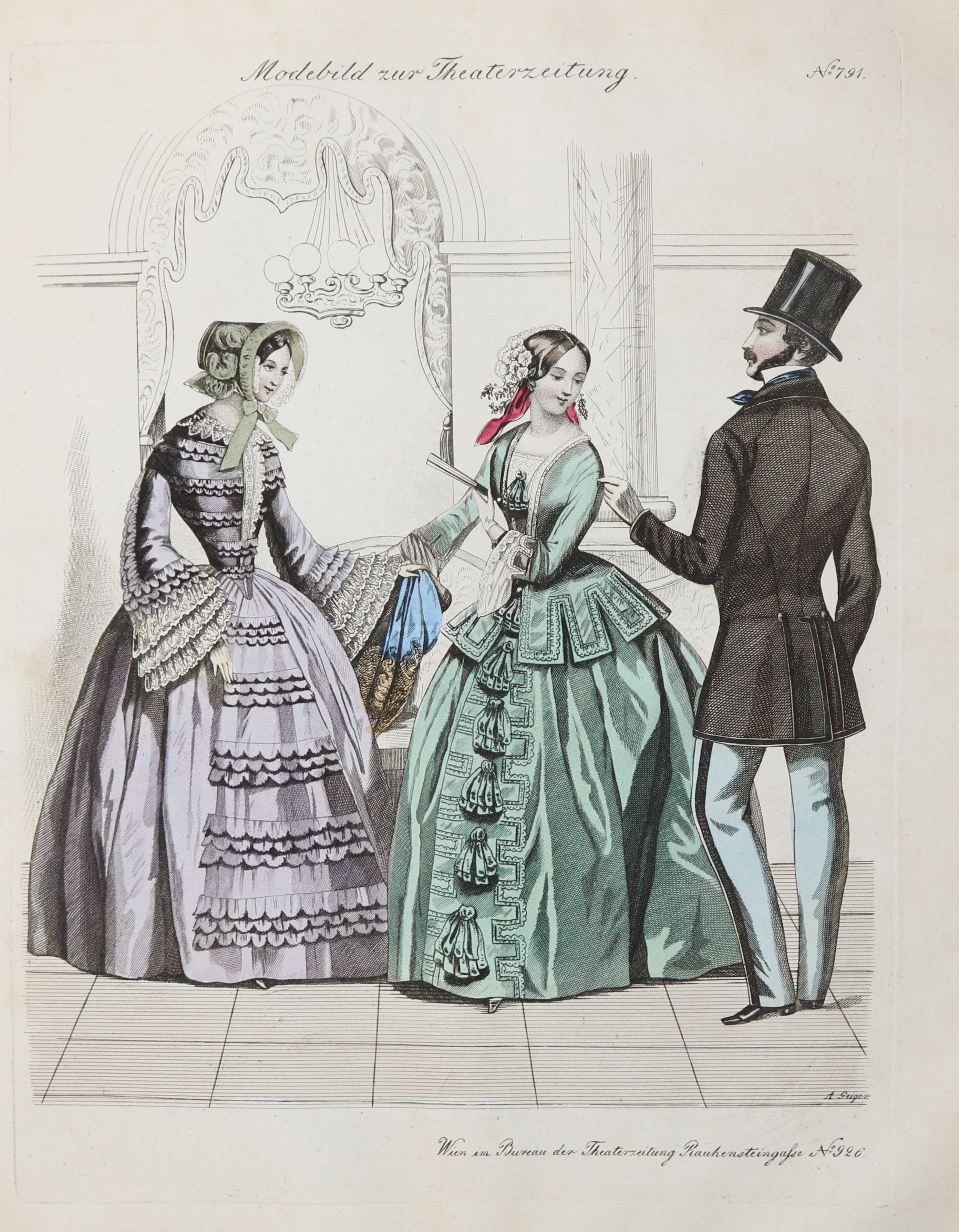 Wiener allgemeine Theaterzeitung. | Bild Nr.1